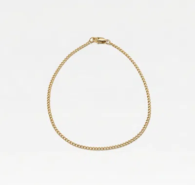 The M Jewelers The 14kt Thin Curb Link Bracelet In Purple