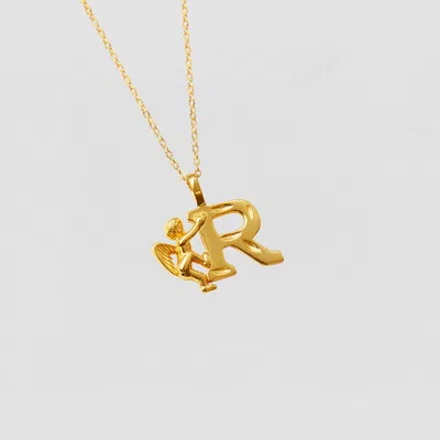 The M Jewelers The Angel Letter Pendant