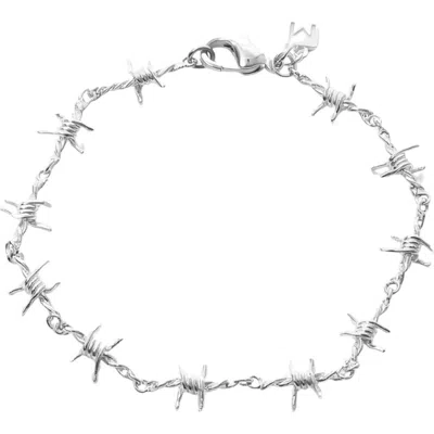 The M Jewelers The Barbwire Bracelet In Silver