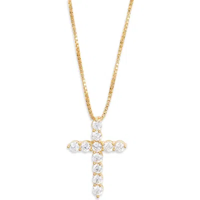 The M Jewelers The Bella Pavé Cross Pendant In Orange