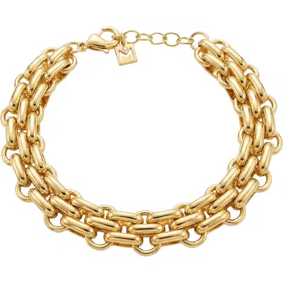 The M Jewelers The Lennon Link Bracelet In Gold