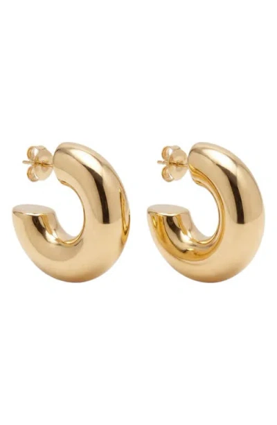 The M Jewelers The Medium Hailey Hoop Earrings In Gold