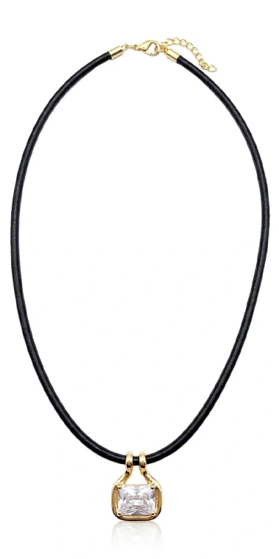 The M Jewelers The Naia Gem Pendant Necklace In Black