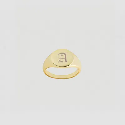The M Jewelers The Signature Old English Signet Ring