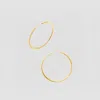 The M Jewelers The Thin Mulberry Hoop Earrings In Gold