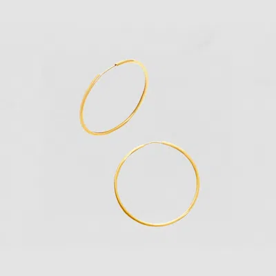 The M Jewelers The Thin Mulberry Hoop Earrings