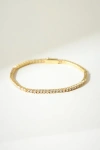 The M Jewelers Thin Essential Tennis Bracelet In Gold, Women's At Urban Outfitters In Gold