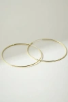 The M Jewelers Thin Large Hoops In Gold, Women's At Urban Outfitters In Gold