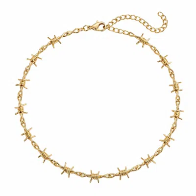The M Jewelers Women's The Barb Wire Choker Danielle Guizio X  - Gold
