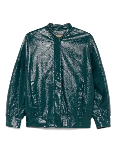 The M Niki Bomber Jacket In Blue