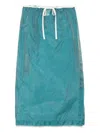 The M Olimpia Midi Skirt In Blue