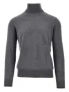 The M Roll-neck Sweater In Black