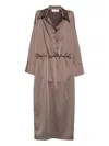 The M Uriele Dress In Brown