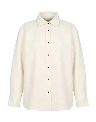 The M .. Woman Jacket Ivory Size Xs Cotton, Polyester In Yellow