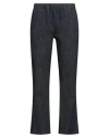 The M .. Woman Jeans Blue Size L Cotton, Elastane In Black