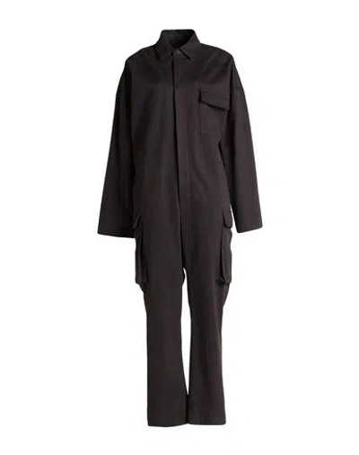 The M .. Woman Jumpsuit Black Size Xs Cotton, Elastane