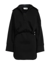 The M .. Woman Mini Dress Black Size S Cotton, Polyester