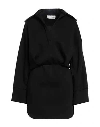 The M .. Woman Mini Dress Black Size S Cotton, Polyester