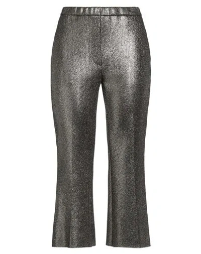 The M .. Woman Pants Black Size M Polyamide, Elastane, Metal