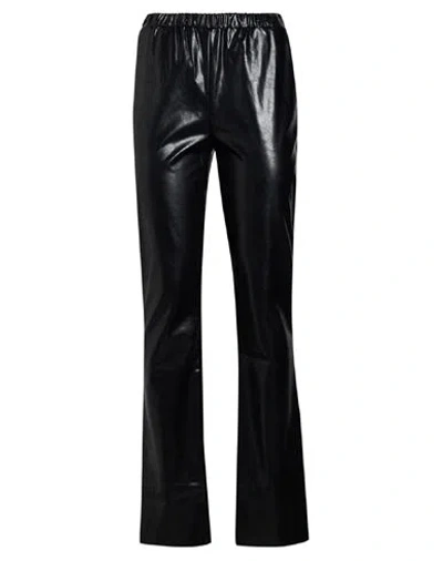 The M .. Woman Pants Black Size S Polyester, Viscose, Elastane