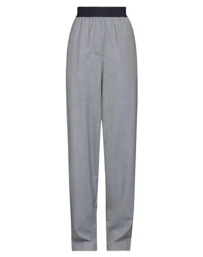 The M .. Woman Pants Midnight Blue Size L Virgin Wool