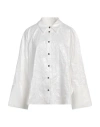 The M .. Woman Shirt White Size Xs Polyester, Metallic Polyester