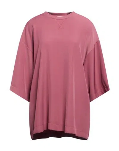The M .. Woman Top Antique Rose Size S Polyester, Elastane In Pink