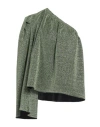 The M .. Woman Top Green Size Xs Polyester, Polyamide, Metallic Fiber In Green