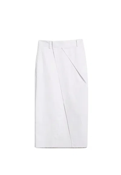 The M Women's Skirt  A Portfolio In White