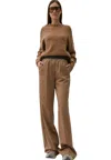 The M Women's Trousers  Elastic Waist In Neutral