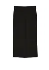 The M Women's Trousers  Wide Model In Black