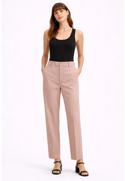 The M Women's Trousers  With Pences In Pink