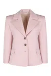 The Mannei Arda Single-breasted Three-button Blazer In Pink