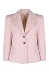 The Mannei Arda Single-breasted Three-button Blazer In Pink