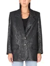 The Mannei Sequin-embellished Sequinned Blazer