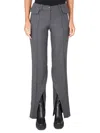 The Mannei Structured Pants Featuring Peaked Lapels In Gray