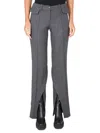 The Mannei Structured Pants Featuring Peaked Lapels In Grey