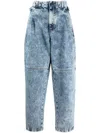 The Mannei Distressed-effect Denim Jeans In Blue