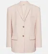 The Mannei Jafr Wool-blend Blazer In Pink