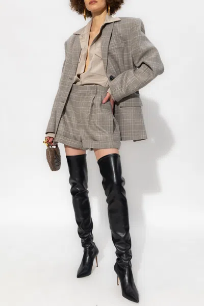 The Mannei ‘kudebi' Wool Shorts In Grey