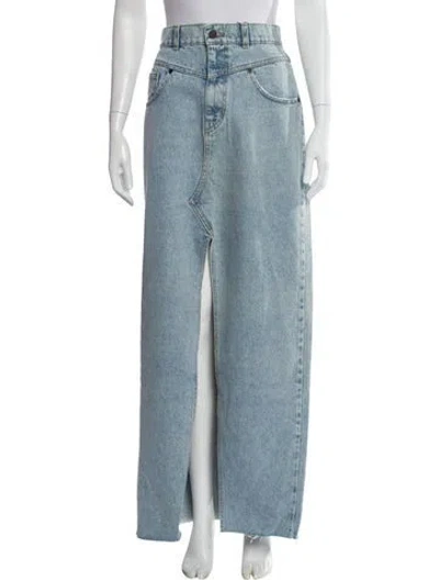 Pre-owned The Mannei Long Skirt W/ Tags In Blue