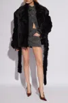 The Mannei ‘malmo Mini' Denim Skirt In Grey