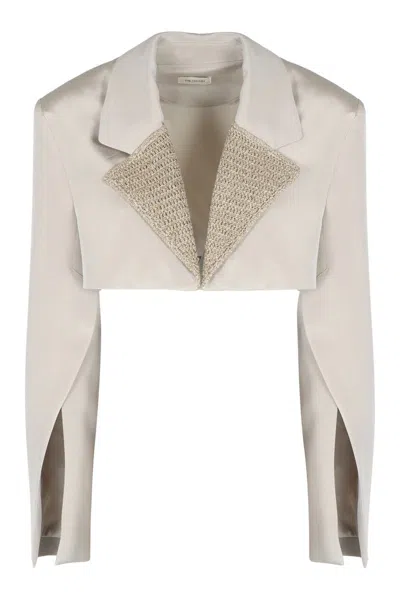 THE MANNEI THE MANNEI MARICA SILK BLAZER