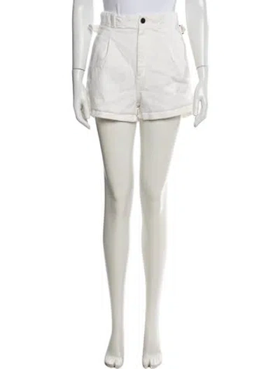 Pre-owned The Mannei Mini Shorts In Neutral