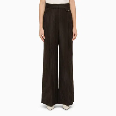THE MANNEI THE MANNEI PINSTRIPE TROUSERS