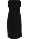 The Mannei Rovaniemi Stretch-silk Minidress In Black