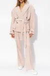 The Mannei ‘sewan' Pleat-front Trousers In Pink