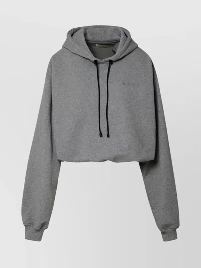 THE MANNEI SHORT COTTON HOODED SWEATSHIRT