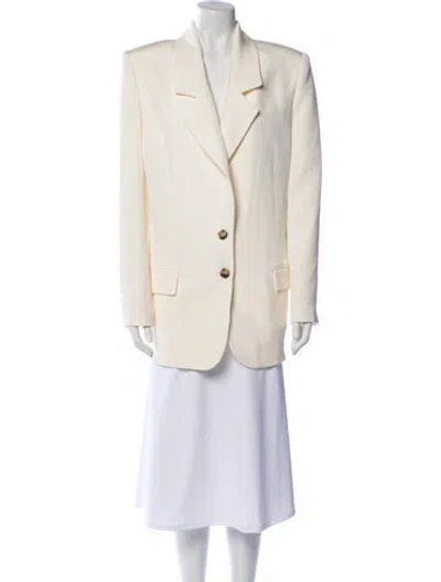 Pre-owned The Mannei Silk Blazer In Neutral