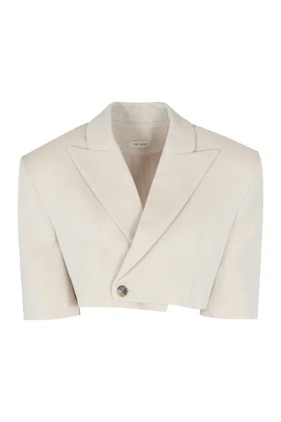 THE MANNEI THE MANNEI SINGLE-BREASTED ONE BUTTON JACKET